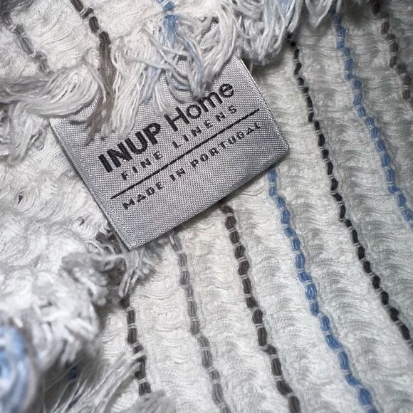 Inup Home Cotton Summer Throw Waffle Weave
White,taupe, black, grey and blue - Picture 6 of 9